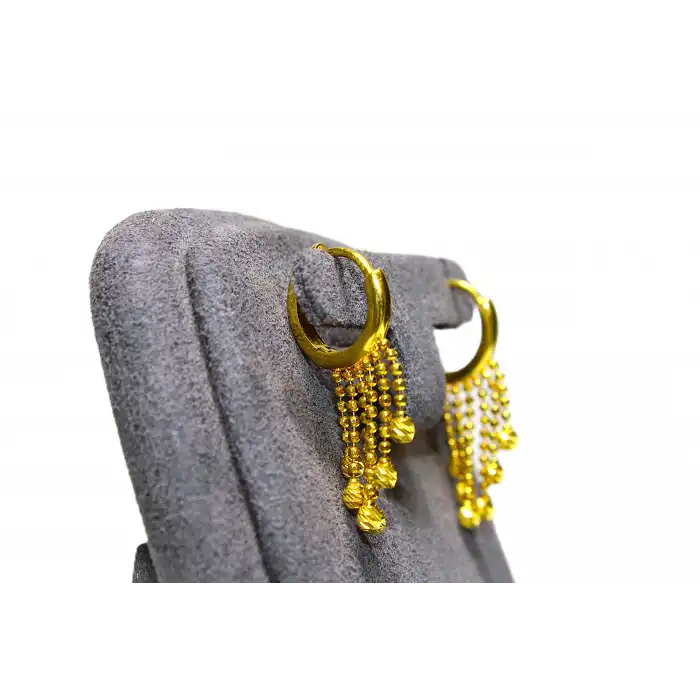 14 Ayar Dorikalı Halka Küpe 2.54GR UME0139