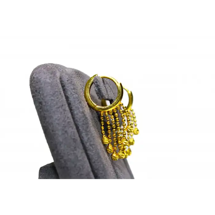 14 Ayar Dorikalı Halka Küpe 2.54GR UME0139