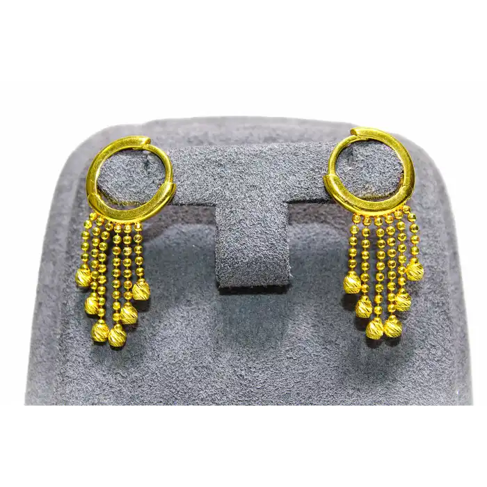 14 Ayar Dorikalı Halka Küpe 2.54GR UME0139