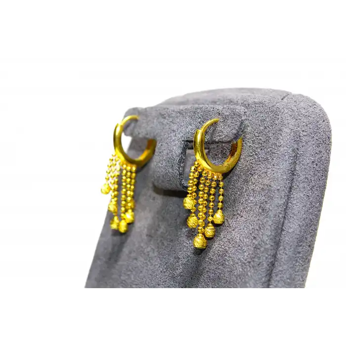 14 Ayar Dorikalı Halka Küpe 2.54GR UME0139