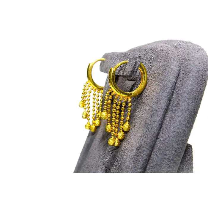 14 Ayar Dorikalı Halka Küpe 2.54GR UME0139