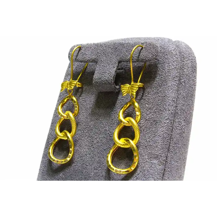 14 Ayar Altın Uzayyolu Küpe 2.70GR UME0155