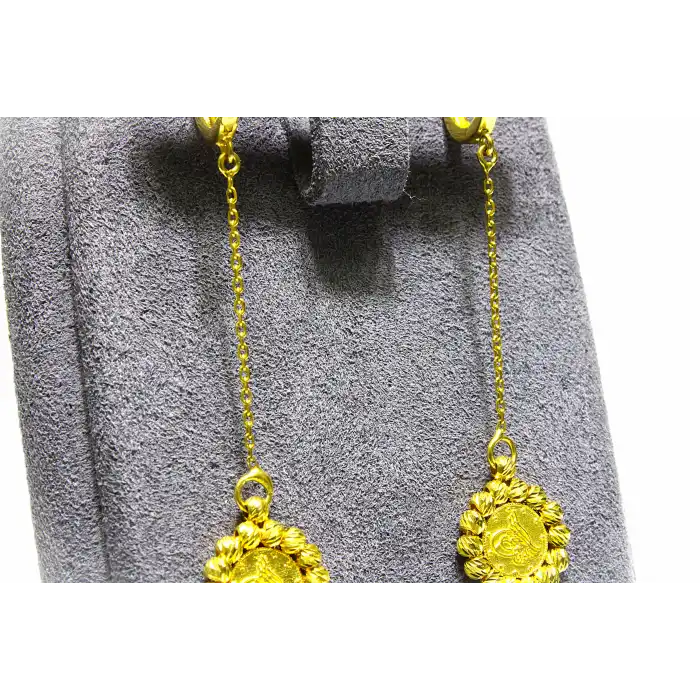 14 Ayar Dorikalı Küpe 3.40GR