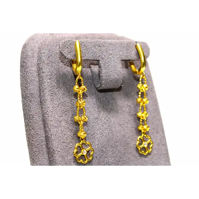 14 Ayar Altın Kalpli Dorikalı 3.42GR KPYE7912