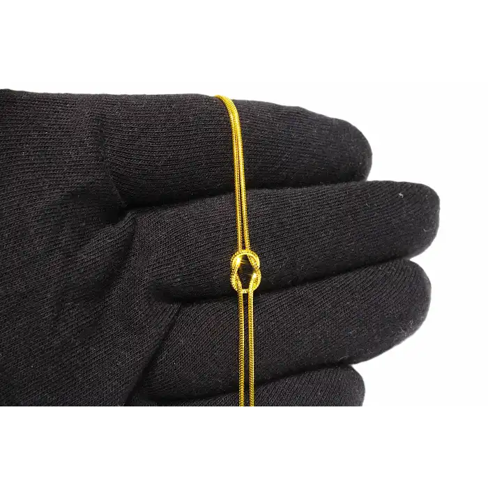 14 Ayar Altın Hediyelik Aşk Düğümü Bileklik 2.84GR KNY4574