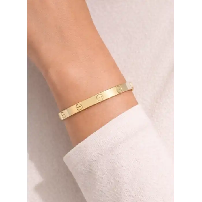 22 Ayar Altın Çivi Modeli Kelepçe Bilezik 12.29 GR KLP2307