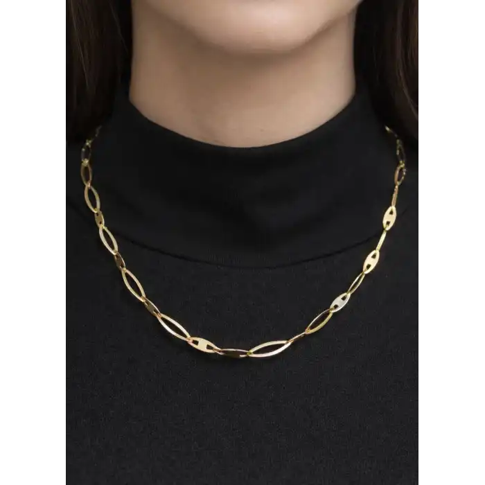 14 Ayar Altın İtalyan Zinciri Kolye