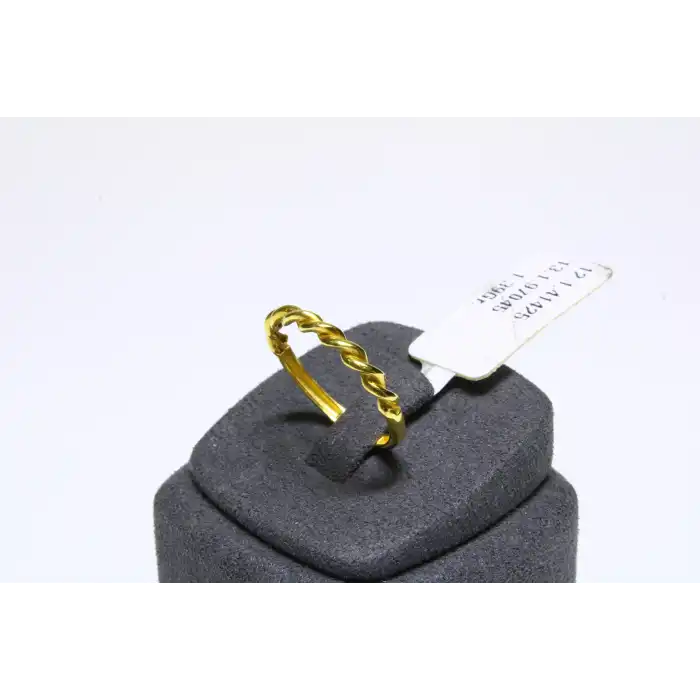 22 Ayar Altın Yüzük Sarmal Model 1.39GR YZK6215