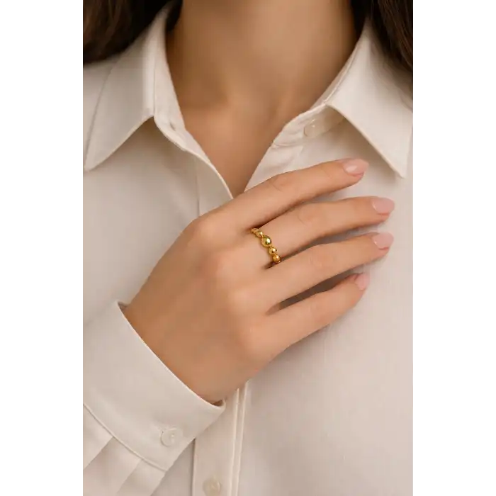 22 Ayar Altın Yüzük Top Model 1.38 GR YZK6214