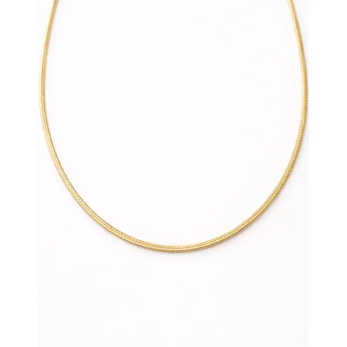 22 Ayar Altın Kolye Hediyelik Günlük Model 4.50 GR KLY3002