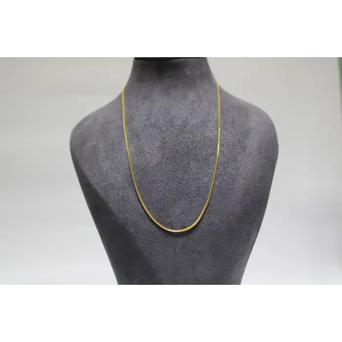 22 Ayar Altın Kolye Hediyelik Günlük Model 4.50 GR KLY3002