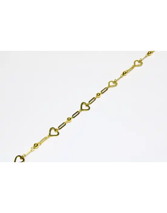 14 Ayar Altın Kalpli Künye