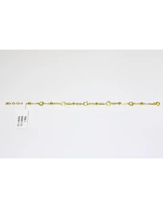 14 Ayar Altın Kalpli Künye