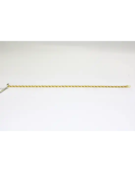 14 Ayar Altın Pullu Künye Bileklik