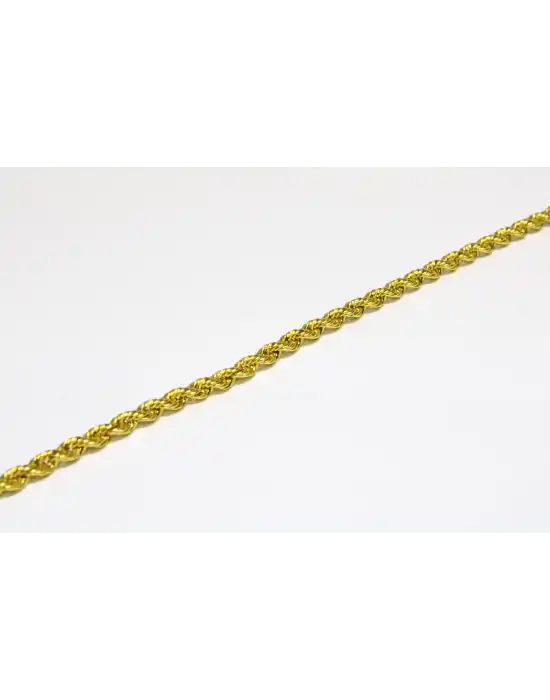 14 Ayar Gerçek Altın Halat Künye