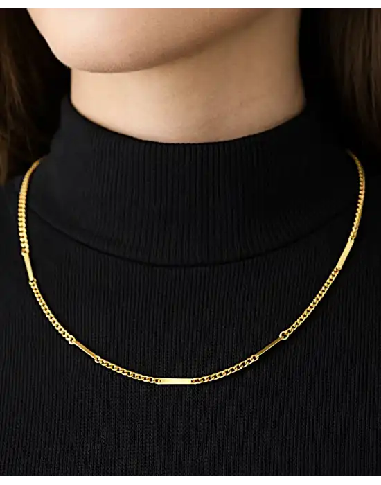 14 Ayar Altın Uzun Zincir Modeli Kolye