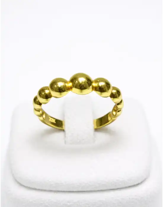 22 Ayar Altın Yüzük Top Model 3.22 GR EKL0014