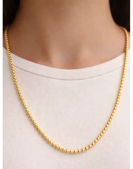 22 Ayar Altın Kolye Top Model 12.82 GR ZNC1810