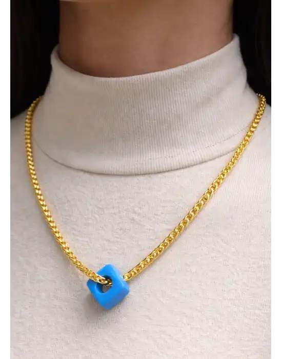 22 Ayar Altın Kolye Burgu Halat Model 13.02 GR KLY3037