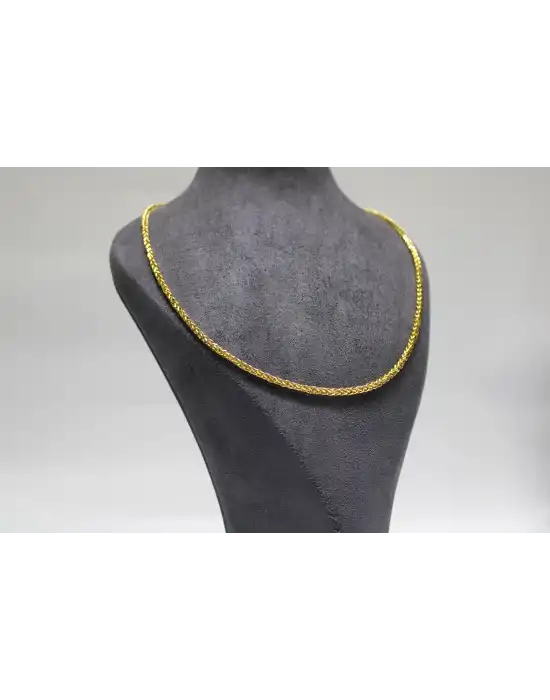 22 Ayar Altın Kolye Burgu Halat Model 13.02 GR KLY3037