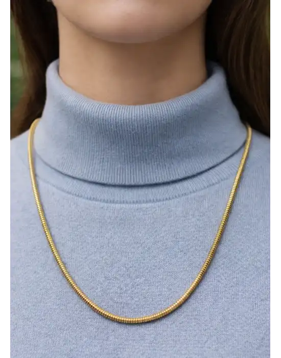 22 Ayar Altın Kolye İtalyan Zincir Modeli 14.30 GR KLY2722