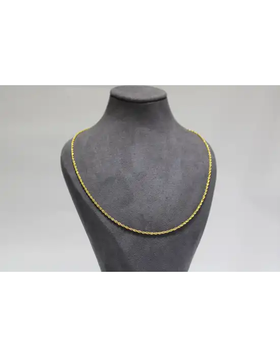 22 Ayar Altın Halat Modeli Zincir Kolye 4.89 GR 75 CM ZNC2123