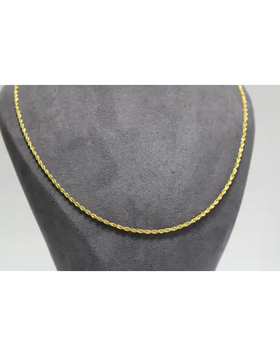 22 Ayar Altın Halat Modeli Zincir Kolye 4.89 GR 75 CM ZNC2123