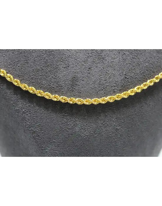 22 Ayar Altın Halat Modeli Zincir Kolye 6.51 GR 60 CM ZNC2216