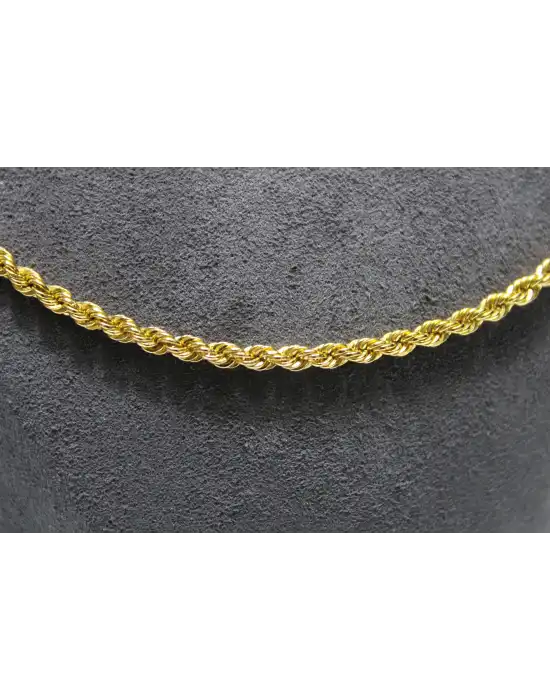 22 Ayar Altın Halat Modeli Zincir Kolye 8.95 GR 55 CM ZNC2238