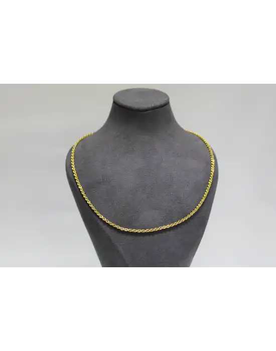 14 Ayar Altın Halat Modeli Zincir Kolye 5.02 GR 60 CM ZNC1834