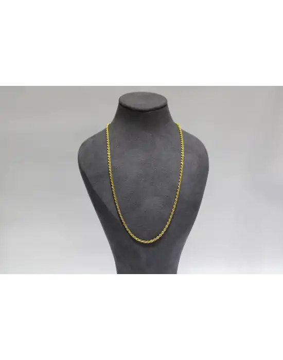 14 Ayar Altın Halat Modeli Zincir Kolye 5.02 GR 60 CM ZNC1834