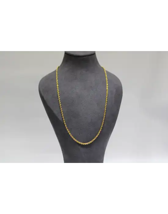 14 Ayar Altın Halat Modeli Zincir Kolye 5.24 GR 65 CM ZNC1285