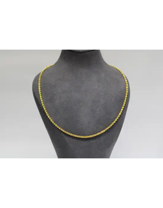 14 Ayar Altın Halat Modeli Zincir Kolye 5.33 GR 60 CM ZNC1681