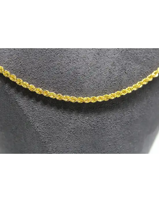 14 Ayar Altın Halat Modeli Zincir Kolye 5.33 GR 60 CM ZNC1681