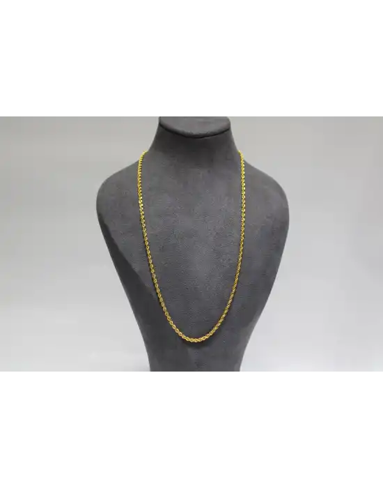 14 Ayar Altın Halat Modeli Zincir Kolye 5.33 GR 60 CM ZNC1681