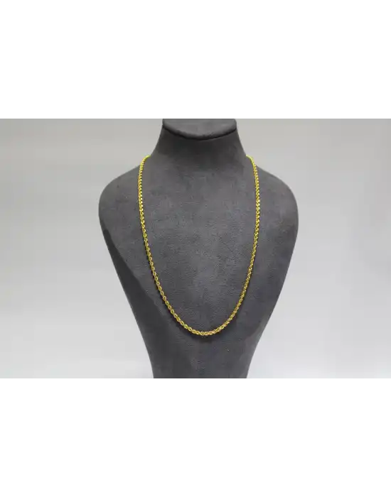 14 Ayar Altın Halat Modeli Zincir Kolye 5.54 GR 60 CM ZNC1686