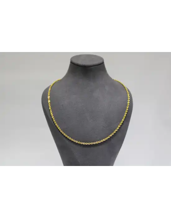 14 Ayar Altın Halat Modeli Zincir Kolye 5.61 GR 70 CM ZNC1897