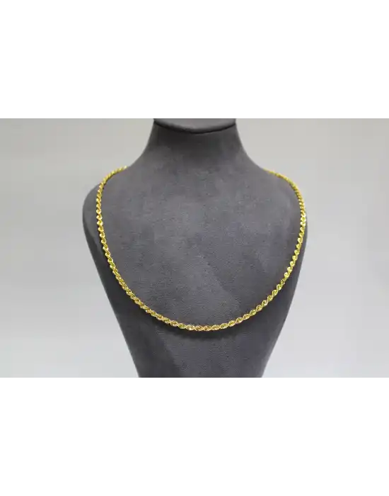 14 Ayar Altın Halat Modeli Zincir Kolye 6.70 GR 70 CM ZNC2157