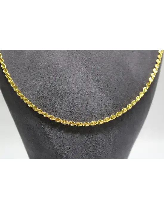 14 Ayar Altın Halat Modeli Zincir Kolye 6.70 GR 70 CM ZNC2157