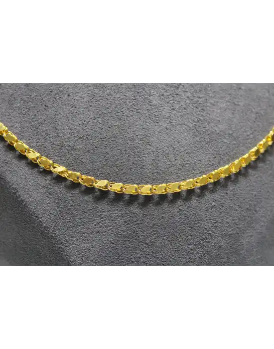 14 Ayar Altın Pullu Model Zincir Kolye 4.58 GR 50 CM ZNC2100