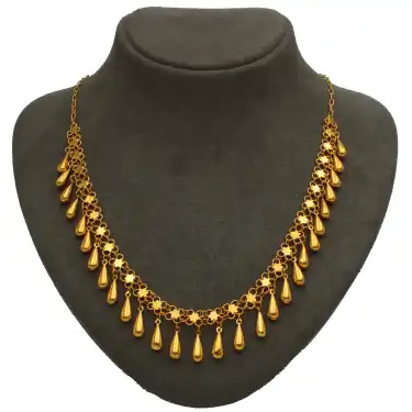 14 Ayar 1 Sıralı Badem Kolye