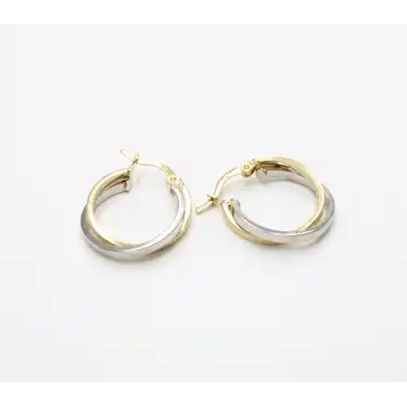 14 Ayar 2 Renkli Küpe