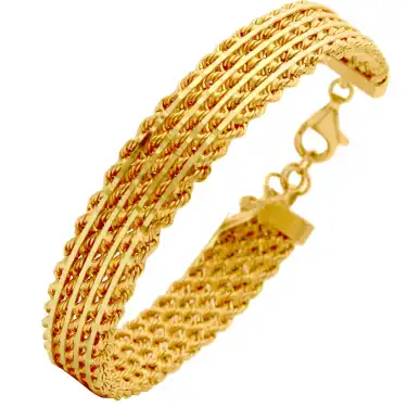 14 Ayar 4 Sıra Halat Bileklik