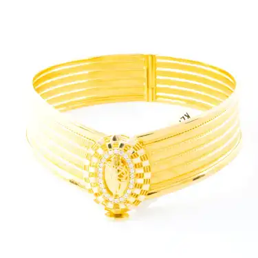 14 Ayar 4 Sıra Taşlı Trabzon Kelepçe