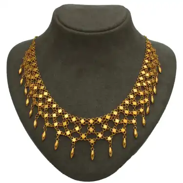 14 Ayar 4 Sıralı Arpa Kolye