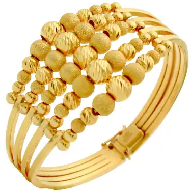 14 Ayar 5 Sıralı Dorika Kelepçe Bilezik