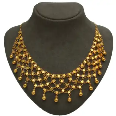 14 Ayar 5 Sıralı Kişniş Kolye