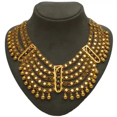 14 Ayar Akıtma Kişnişli Kolye