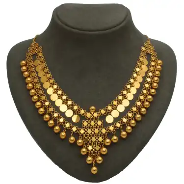 14 Ayar Akıtma Pullu Kişniş Kolye