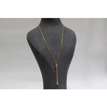 14 Ayar Altın Aşk Düğümü Şık Kolye